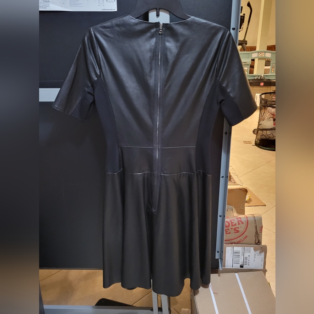 Leather dress